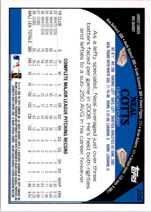 A1809- 2009 Topps Baseball Card #s 1-251 +Rookies -You Pick- 15+ FREE US SHIP - Picture 449 of 499