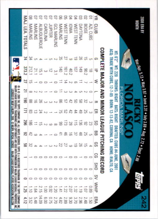 A1809- 2009 Topps Baseball Card #s 1-251 +Rookies -You Pick- 15+ FREE US SHIP - Picture 481 of 499