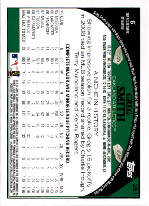 A1809- 2009 Topps Baseball Card #s 1-251 +Rookies -You Pick- 15+ FREE US SHIP - Picture 499 of 499