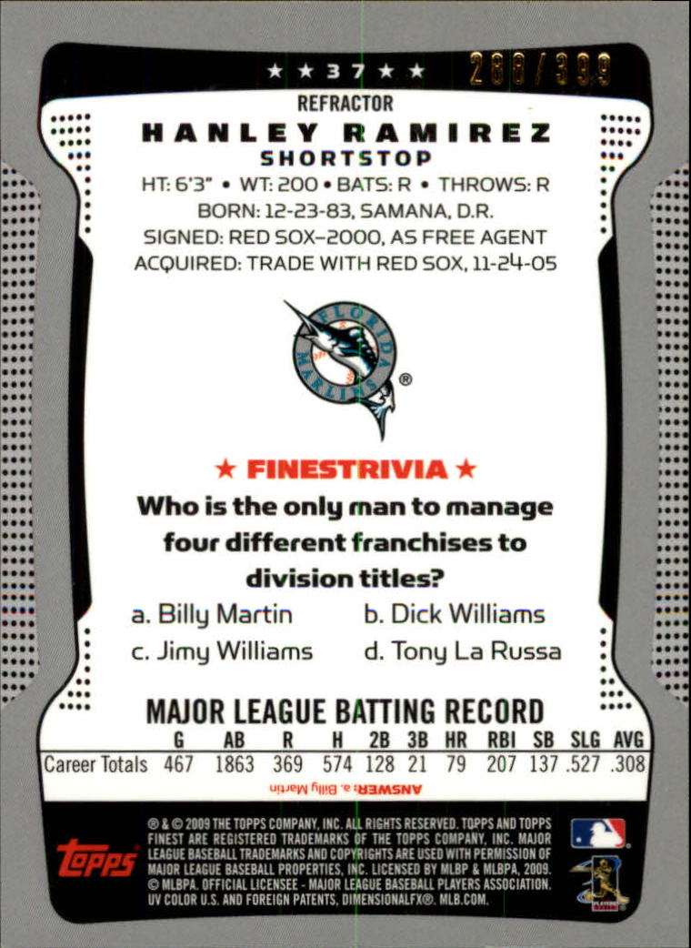 2009 Topps mejor béisbol refractor azul elige a tu jugador ¡completa tu conjunto! - Imagen 21 de 85