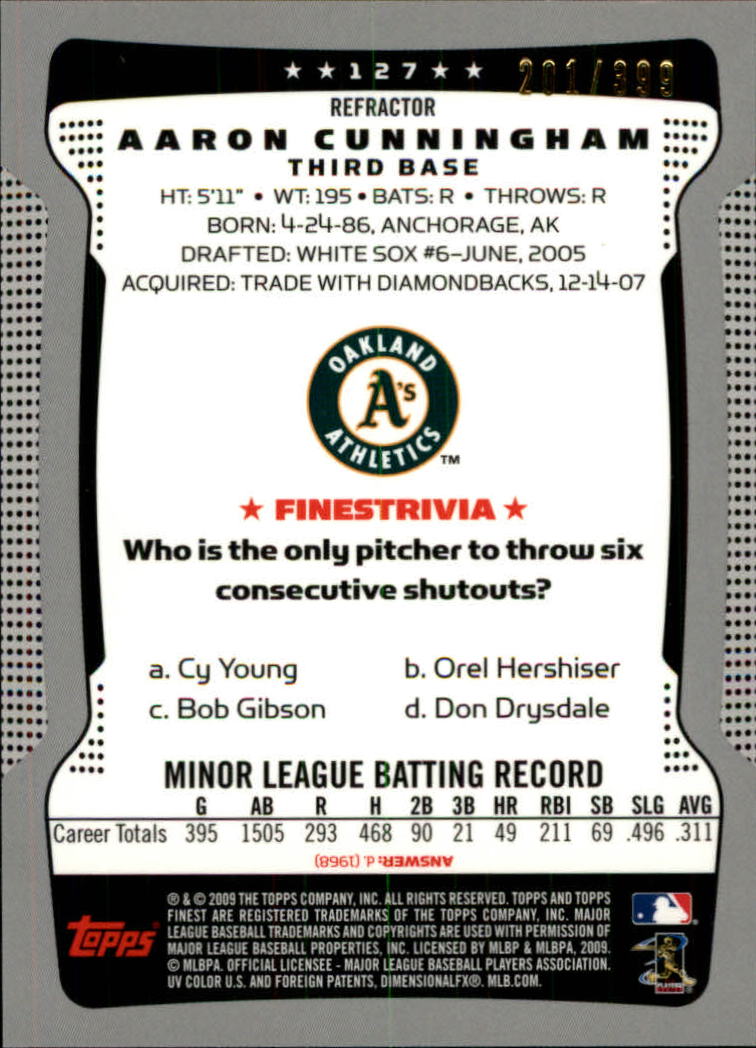 2009 Topps mejor béisbol refractor azul elige a tu jugador ¡completa tu conjunto! - Imagen 71 de 85