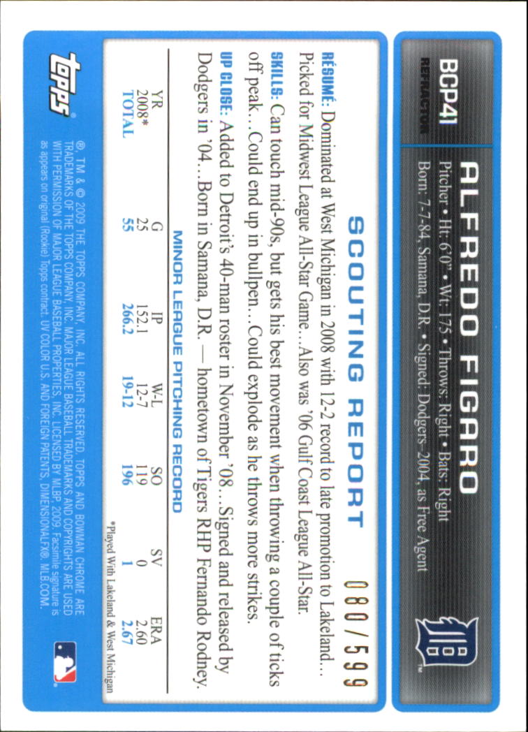 2009 Bowman Chrome Baseball Part 4 Prospects and Autograph Parallel Cards - Picture 19 of 109