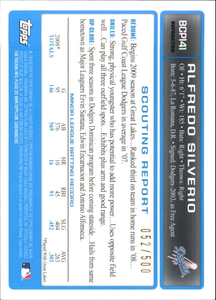 2009 Bowman Chrome Baseball Part 4 Prospects and Autograph Parallel Cards - Picture 31 of 109