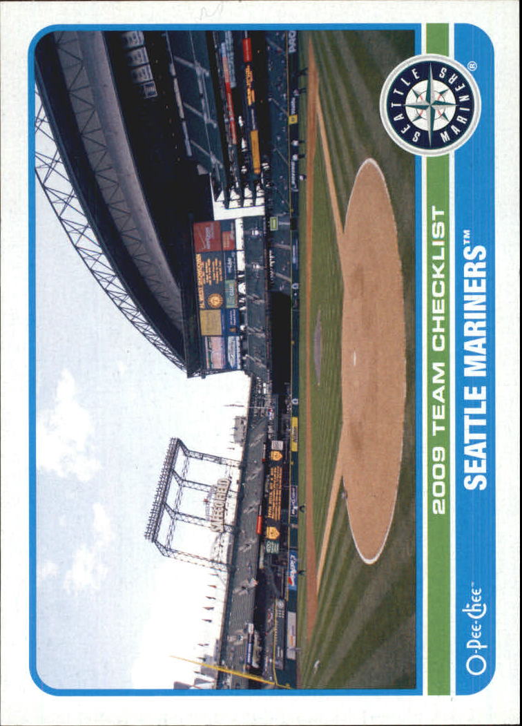 2009 O-Pee-Chee - Team Checklist #515 Seattle Mariners (RC)