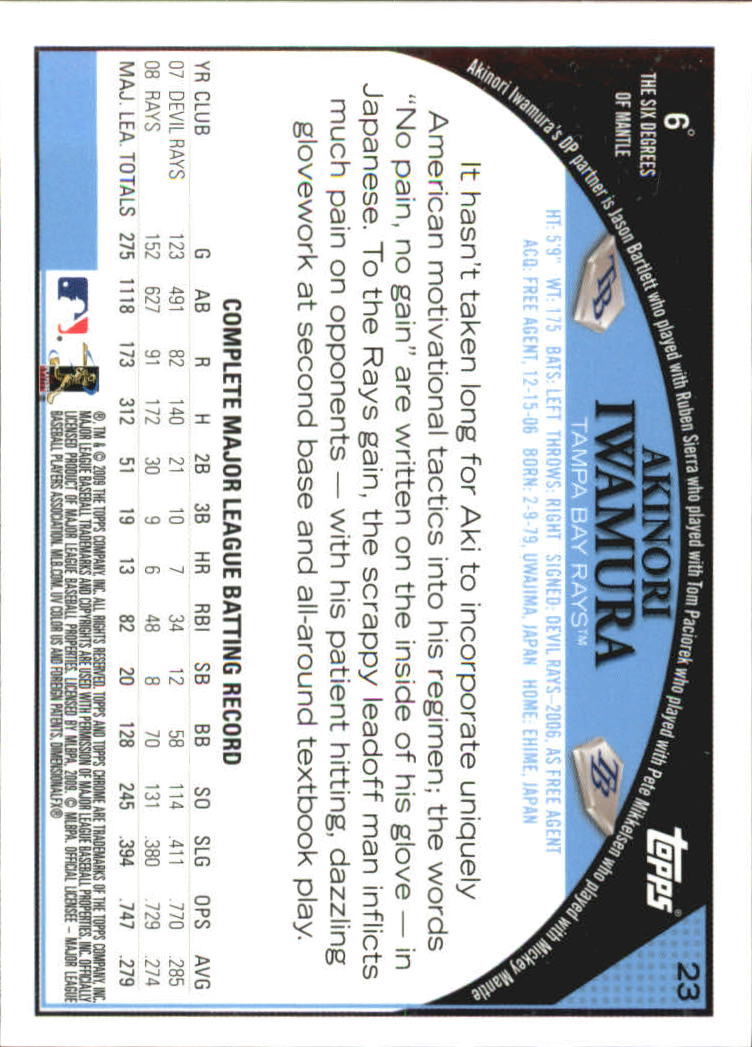 2009 Topps Chrome Baseball YOU PICK - Picture 43 of 415