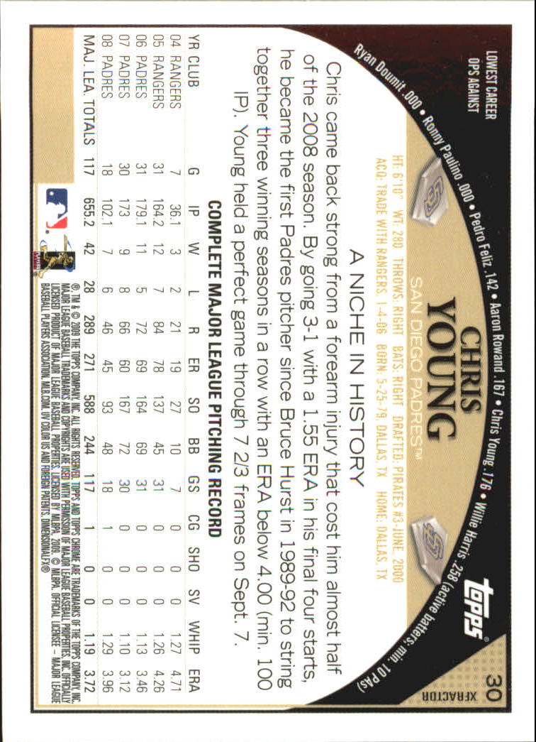 2009 Topps Chrome Baseball YOU PICK - Picture 57 of 415
