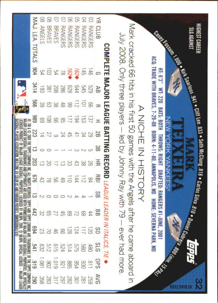 2009 Topps Chrome Baseball YOU PICK - Picture 61 of 415