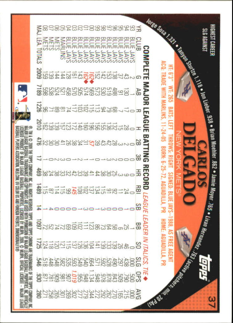 2009 Topps Chrome Baseball YOU PICK - Picture 71 of 415