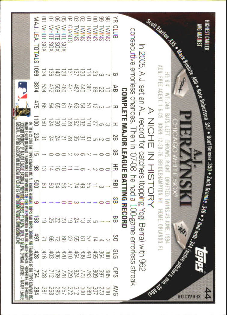 2009 Topps Chrome Baseball YOU PICK - Picture 85 of 415