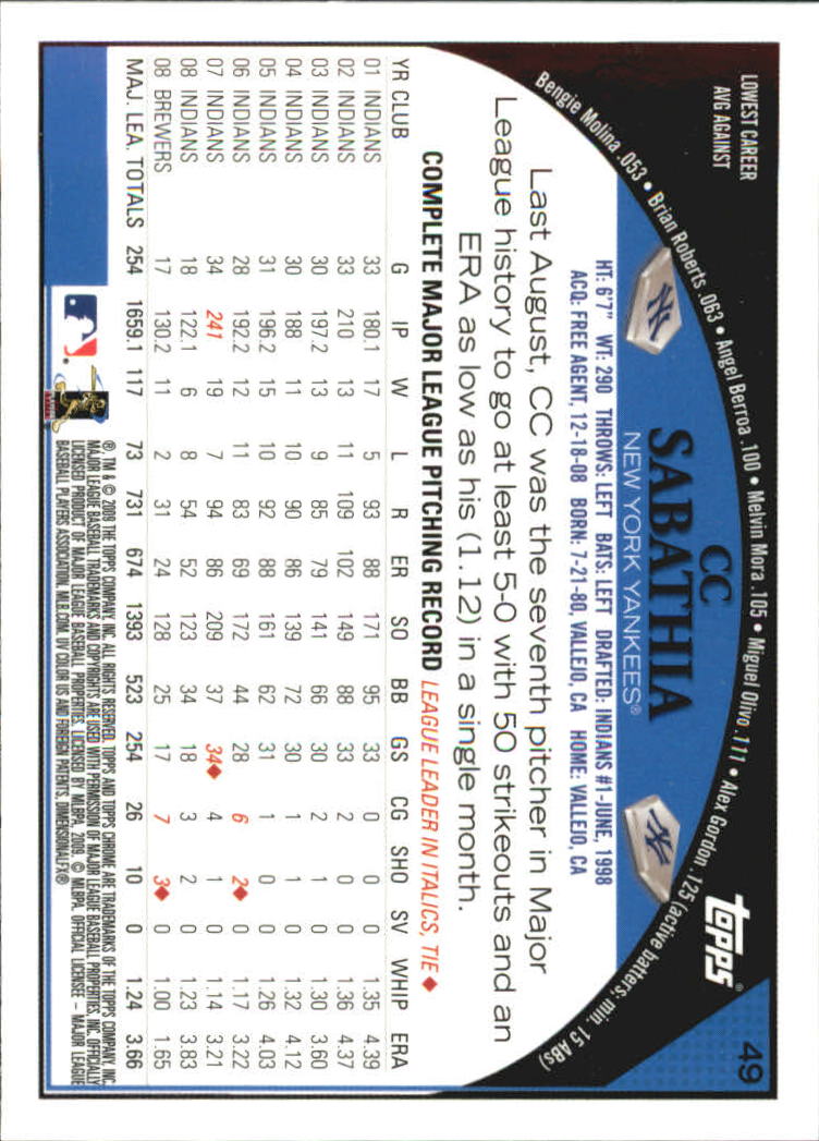 2009 Topps Chrome Baseball YOU PICK - Picture 95 of 415