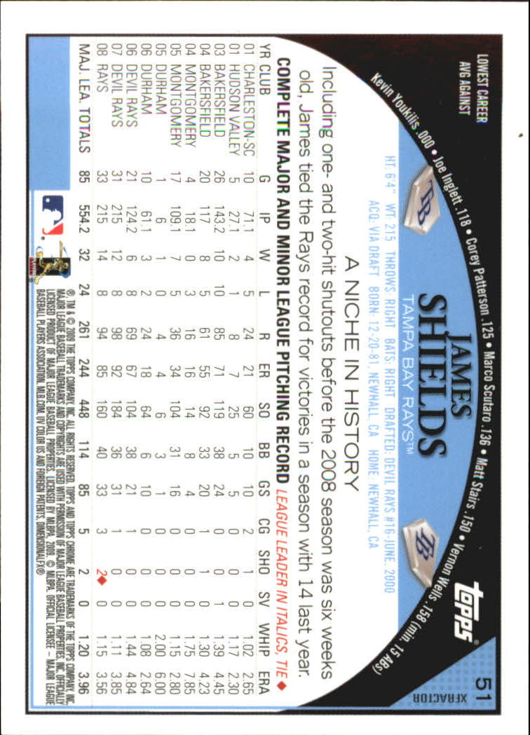 2009 Topps Chrome Baseball YOU PICK - Picture 99 of 415