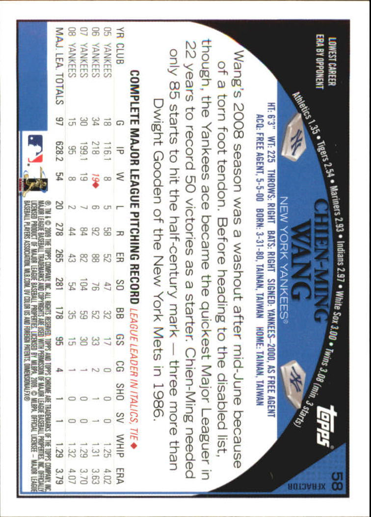 2009 Topps Chrome Baseball YOU PICK - Picture 111 of 415