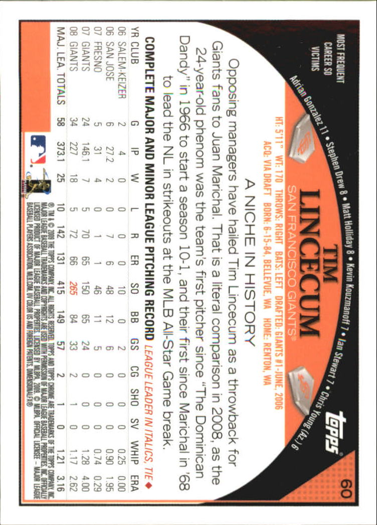 2009 Topps Chrome Baseball YOU PICK - Picture 115 of 415