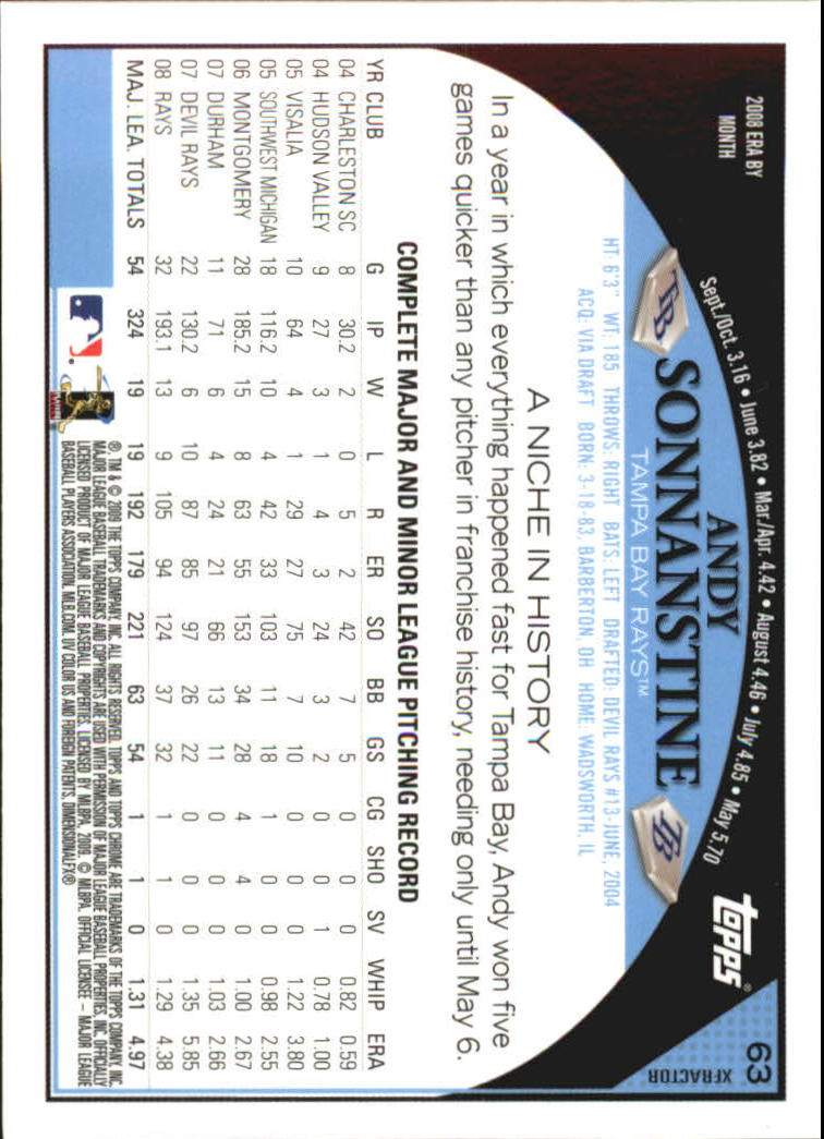 2009 Topps Chrome Baseball YOU PICK - Picture 121 of 415