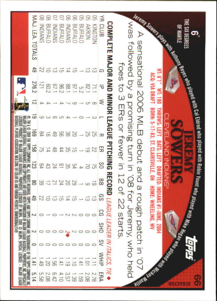 2009 Topps Chrome Baseball YOU PICK - Picture 127 of 415
