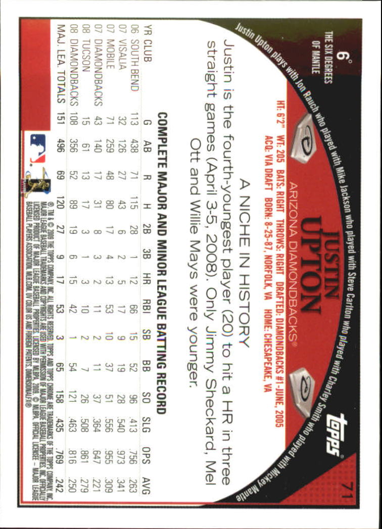 2009 Topps Chrome Baseball YOU PICK - Picture 137 of 415