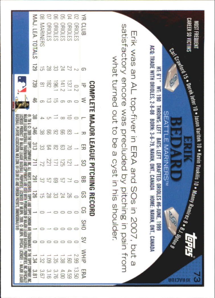 2009 Topps Chrome Baseball YOU PICK - Picture 141 of 415