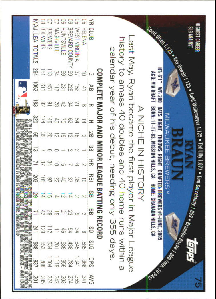 2009 Topps Chrome Baseball YOU PICK - Picture 145 of 415