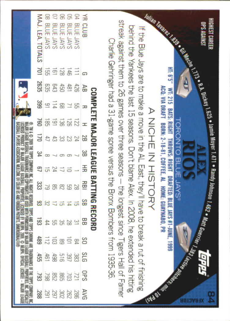 2009 Topps Chrome Baseball YOU PICK - Picture 163 of 415
