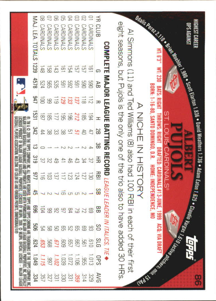 2009 Topps Chrome Baseball YOU PICK - Picture 167 of 415