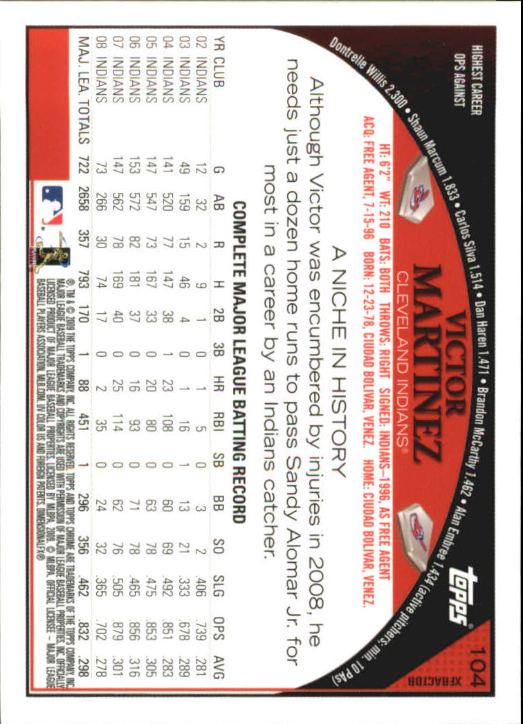2009 Topps Chrome Baseball YOU PICK - Picture 203 of 415