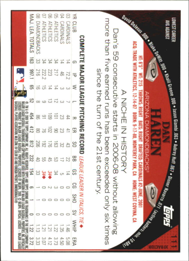 2009 Topps Chrome Baseball YOU PICK - Picture 217 of 415