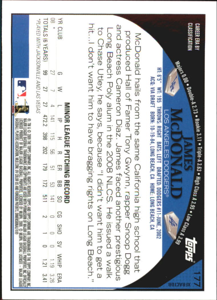 2009 Topps Chrome Baseball YOU PICK - Picture 343 of 415