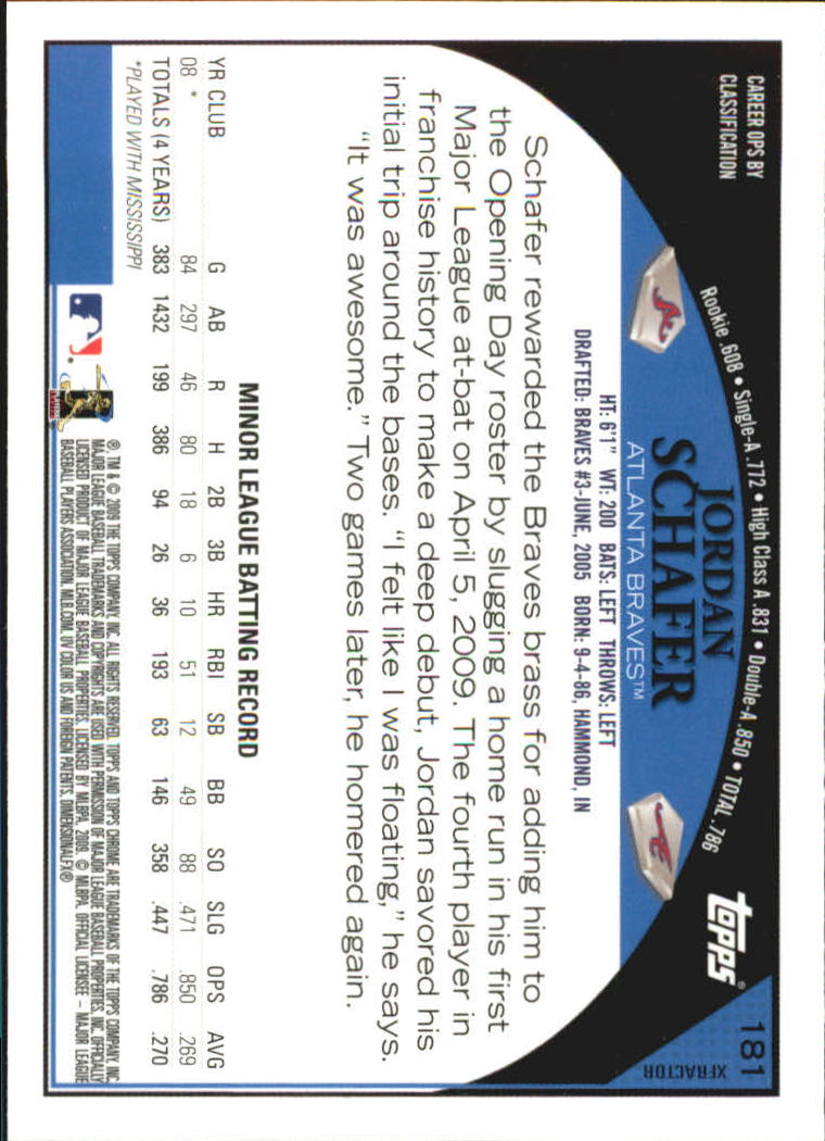 2009 Topps Chrome Baseball YOU PICK - Picture 351 of 415