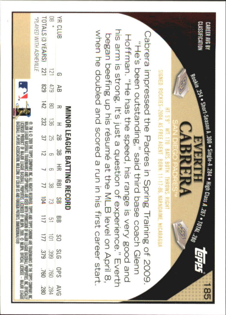 2009 Topps Chrome Baseball YOU PICK - Picture 357 of 415