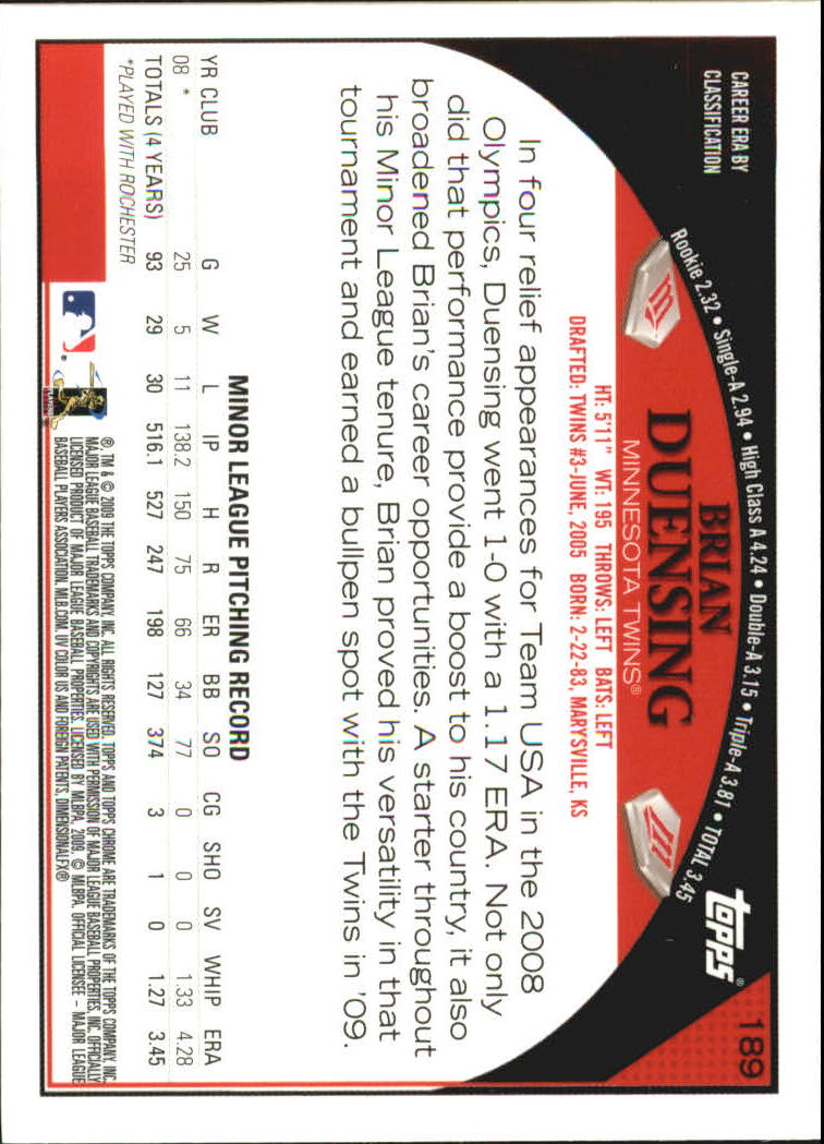 2009 Topps Chrome Baseball YOU PICK - Picture 365 of 415