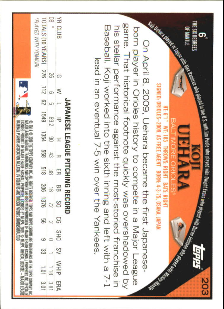 2009 Topps Chrome Baseball YOU PICK - Picture 383 of 415