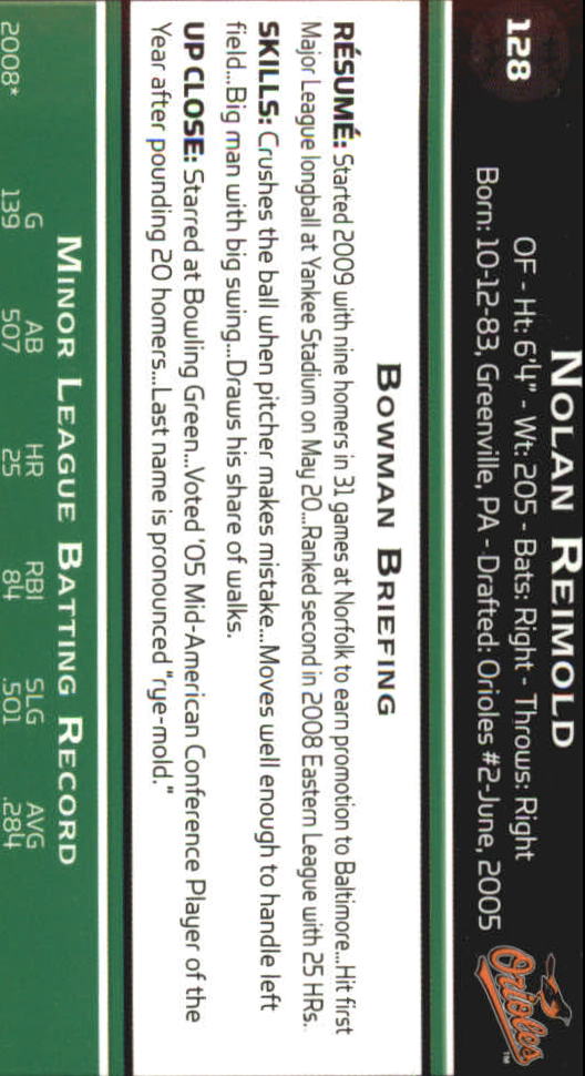 2009 Bowman Chrome Baseball Card Pick - Picture 249 of 429