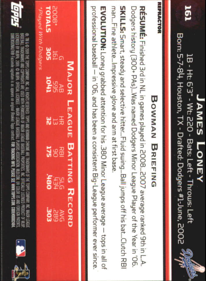 2009 Bowman Chrome Baseball Part 2 Main Set Parallel Cards - Picture 79 of 167