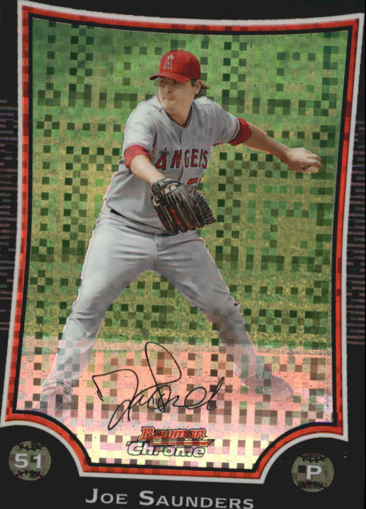 2009 Bowman Chrome Baseball Part 2 Main Set Parallel Cards - Picture 158 of 167