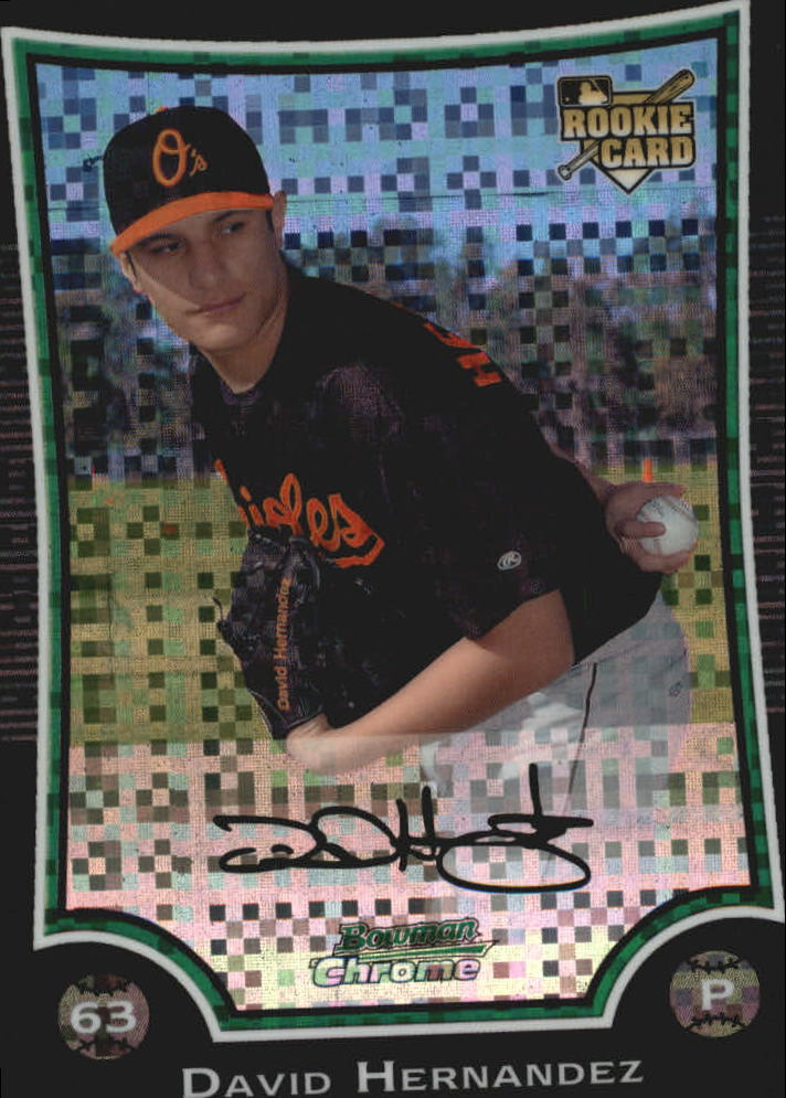 2009 Bowman Chrome Baseball Part 2 Main Set Parallel Cards - Picture 160 of 167