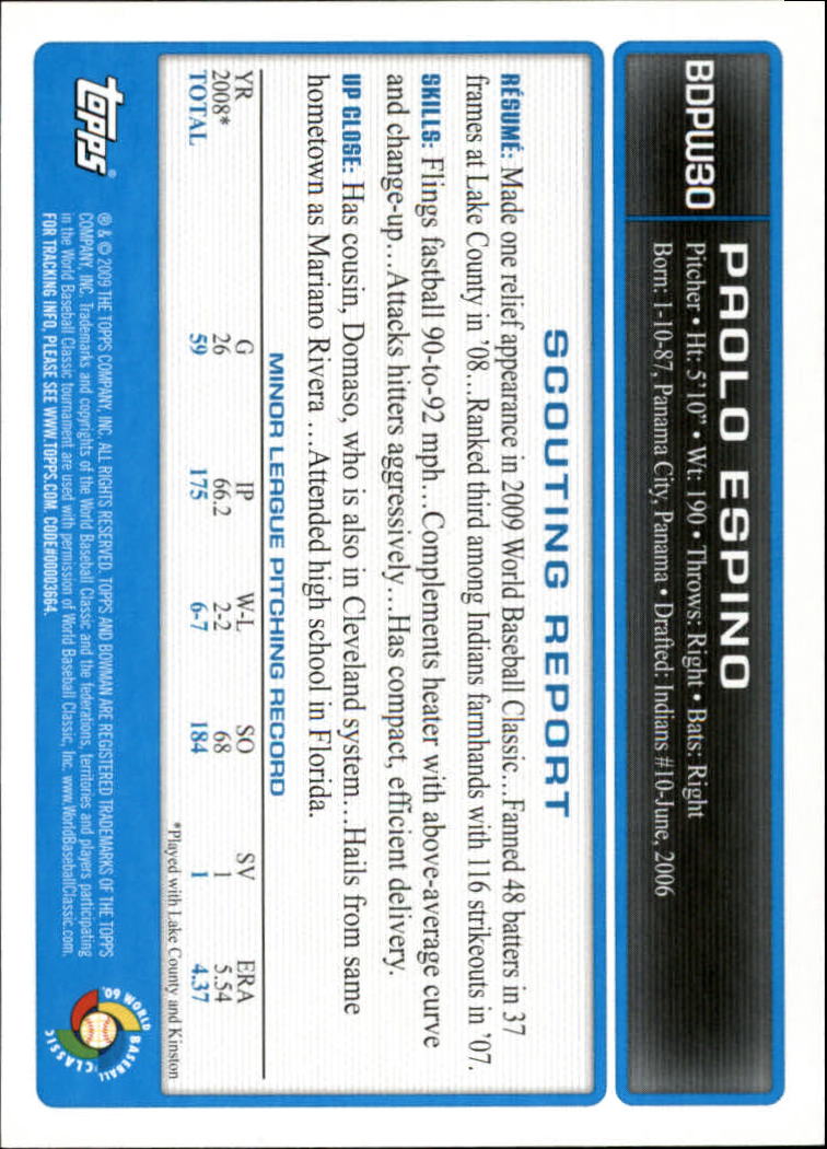 2009 Bowman Draft Baseball Part 2 Parallel Cards - Picture 377 of 387