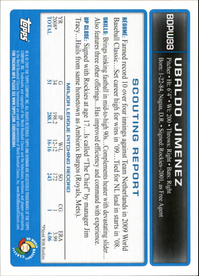 2009 Bowman Draft Baseball Part 2 Parallel Cards - Picture 383 of 387