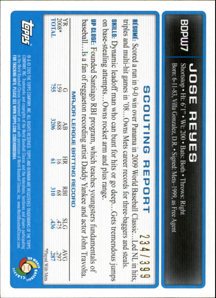 2009 Bowman Draft Baseball Part 2 Parallel Cards - Picture 307 of 387