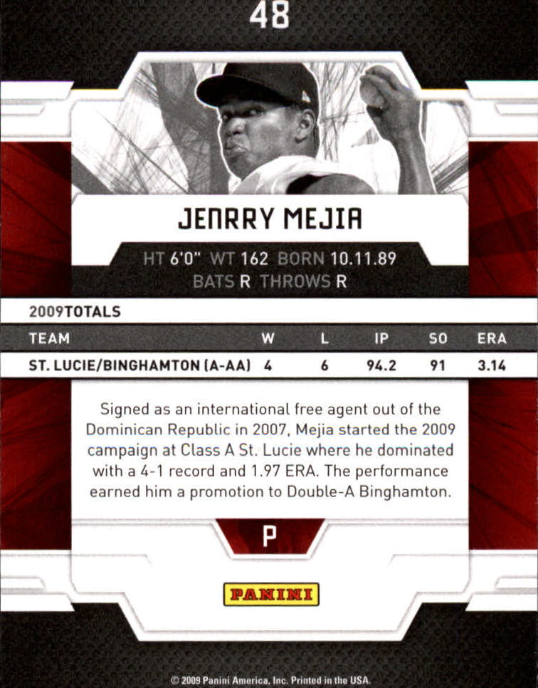2009 Donruss Elite Extra Edition Baseball "Main Set" Cards #1 to #50 - Picture 97 of 101