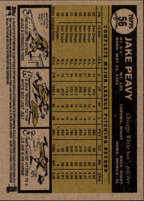 2010 Topps Heritage Baseball Card Pick 3-157 - Picture 67 of 189