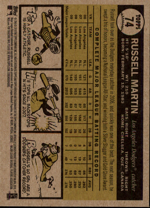 2010 Topps Heritage Baseball Card Pick 3-157 - Picture 93 of 189