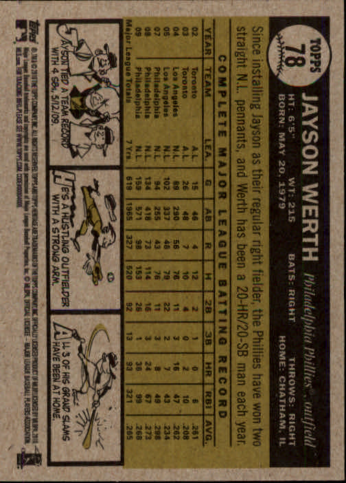 2010 Topps Heritage Baseball Card Pick 3-157 - Picture 99 of 189