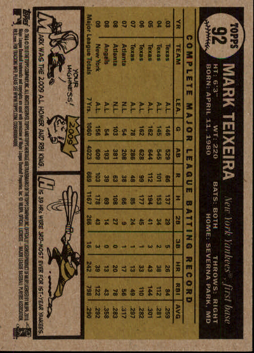 2010 Topps Heritage Baseball Card Pick 3-157 - Picture 117 of 189