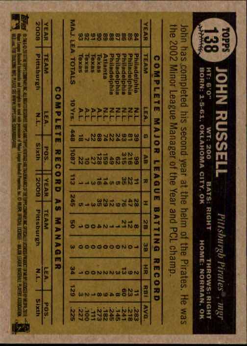 2010 Topps Heritage Baseball Card Pick 3-157 - Picture 165 of 189