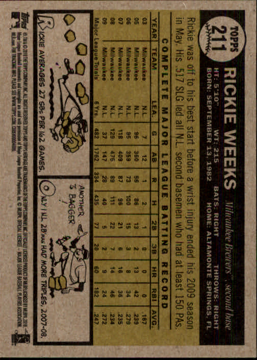2010 Topps Heritage Baseball Card Pick 158-500 - Picture 71 of 380