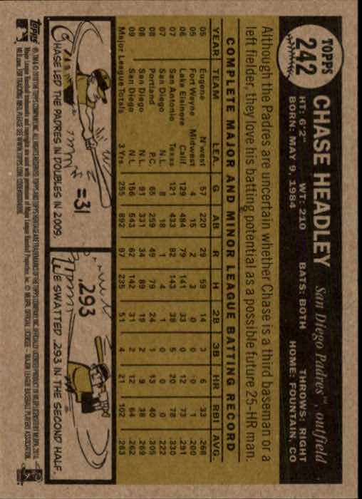 2010 Topps Heritage Baseball Card Pick 158-500 - Picture 107 of 380