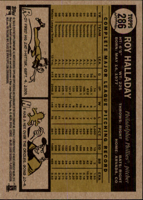2010 Topps Heritage Baseball Card Pick 158-500 - Picture 171 of 380
