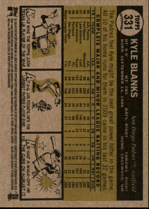 2010 Topps Heritage Baseball Card Pick 158-500 - Picture 225 of 380