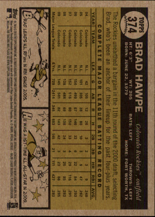 2010 Topps Heritage Baseball Card Pick 158-500 - Picture 287 of 380