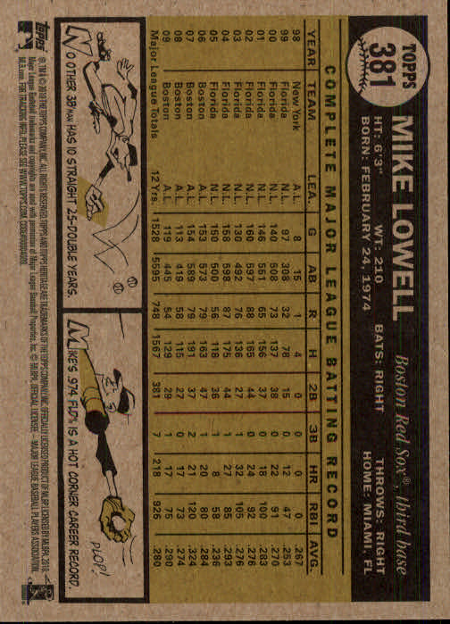 2010 Topps Heritage Baseball Card Pick 158-500 - Picture 299 of 380